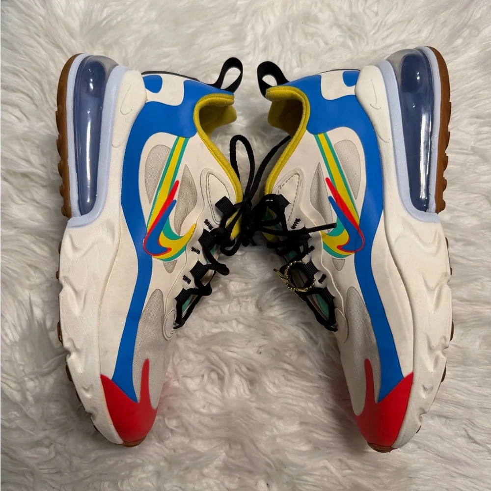 Nike Air Max 270 React Legend of Her Women’s Size 7 Multicolor Sneakers